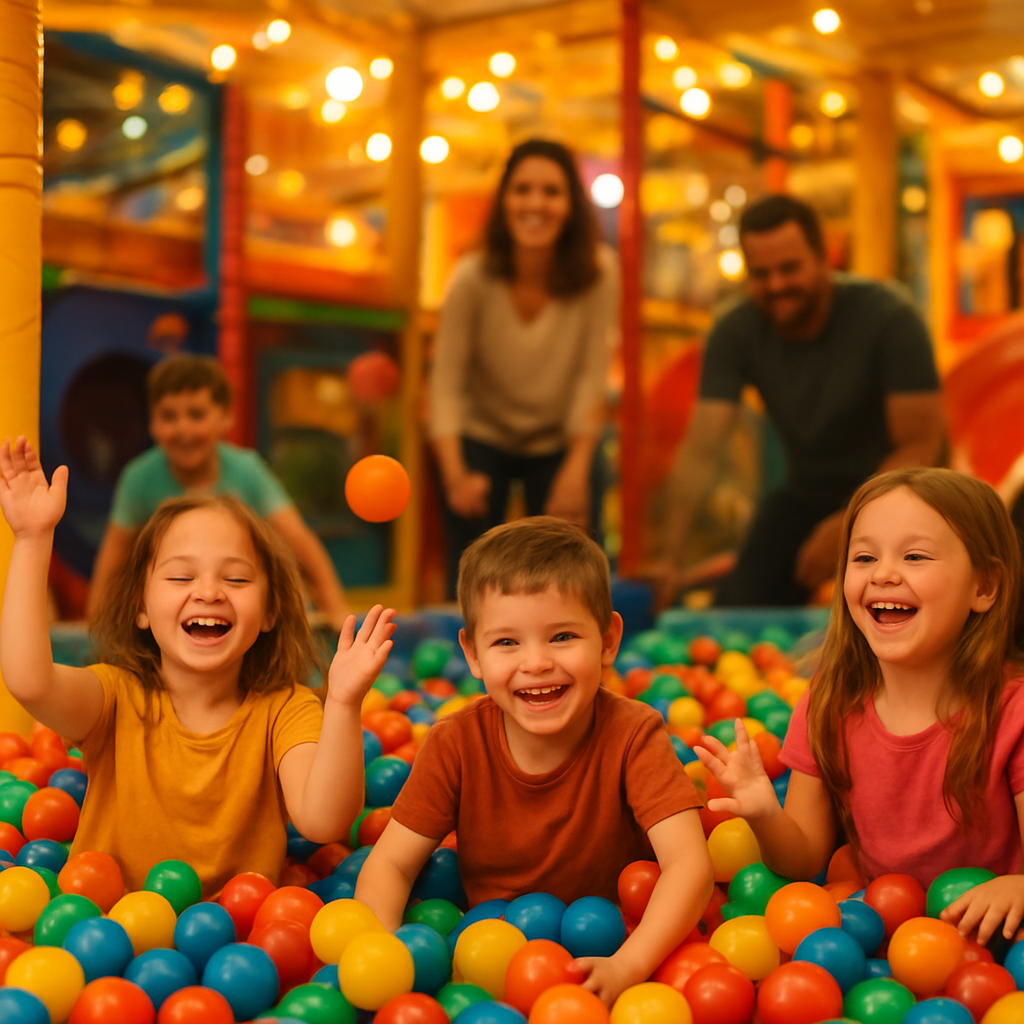 Kids enjoying a fun experience